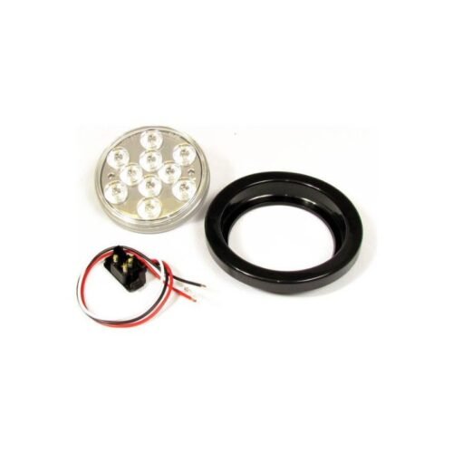 Luz de Freno LED Redonda Ámbar 4″ Pulgadas-FortPro