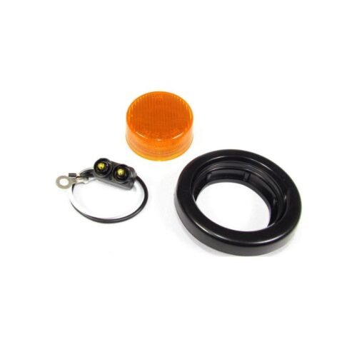 Luz Marcadora LED Redonda 2″ Pulgadas Ámbar 24 Voltios-FortPro