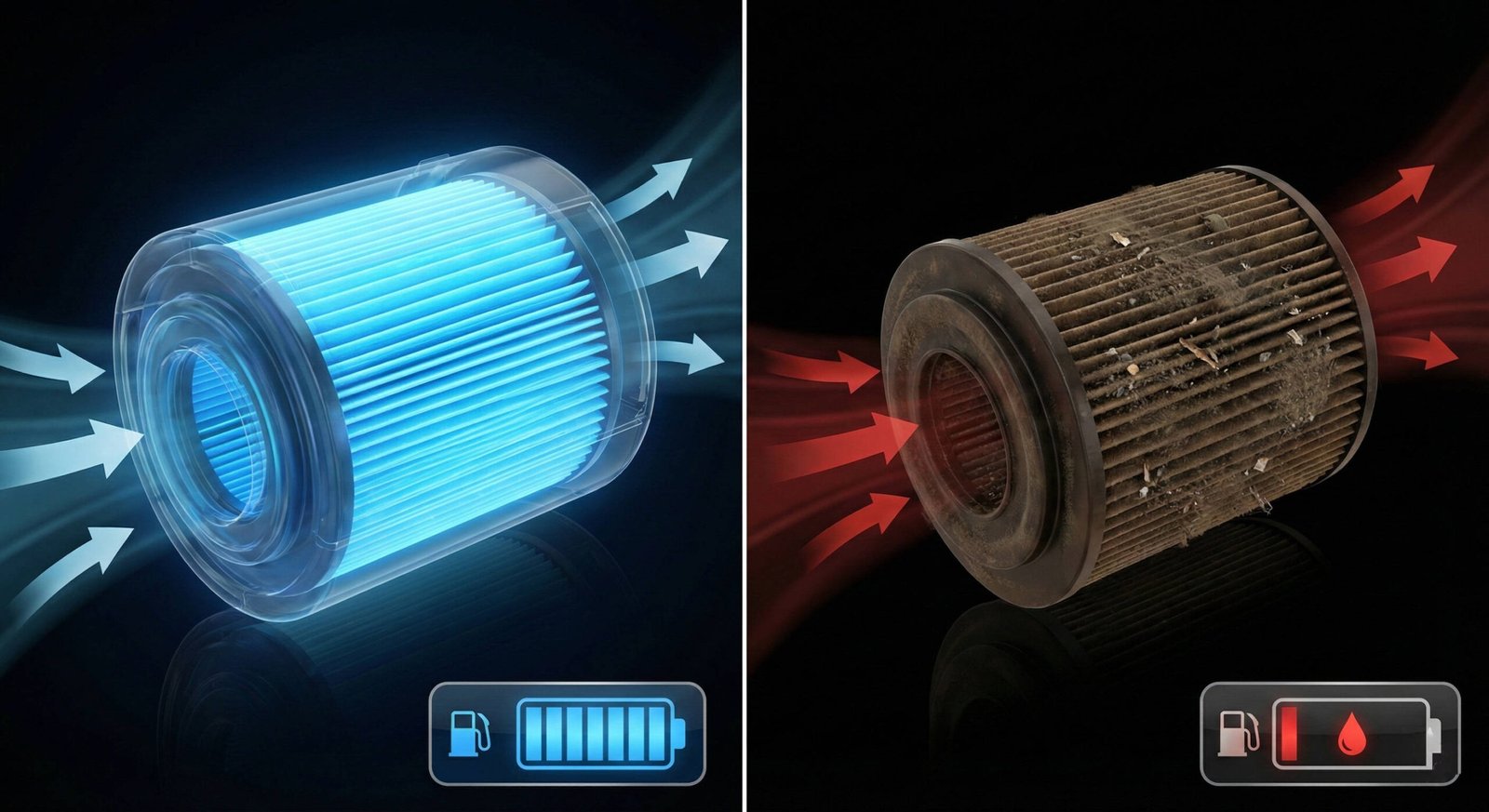 El Enemigo Invisible del Diésel: Cómo un Filtro de Aire Saturado Roba hasta un 20% de tu Combustible