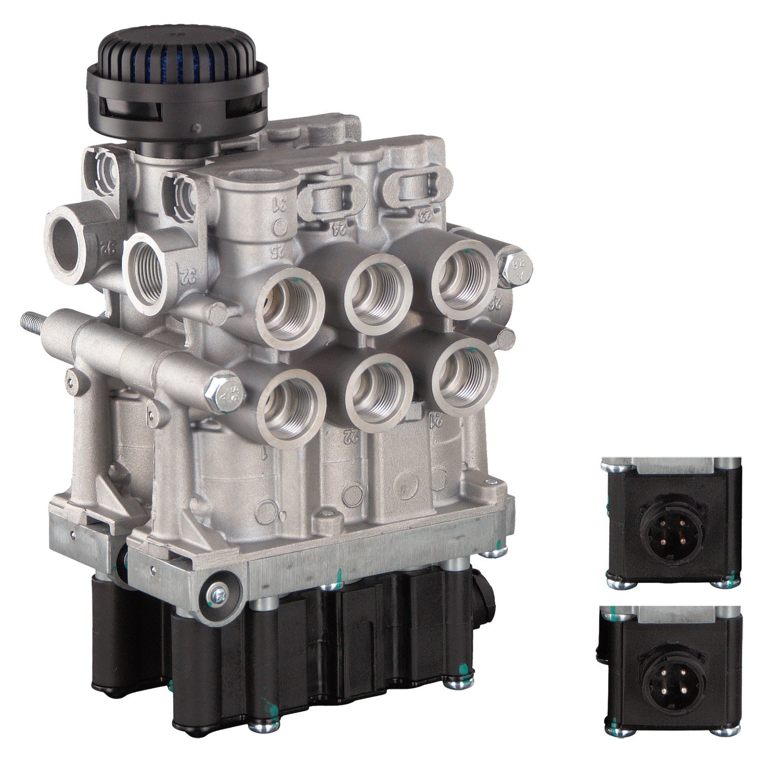 Válvula Solenoide Suspensión Neumática Trasera Doble Circuito Scania